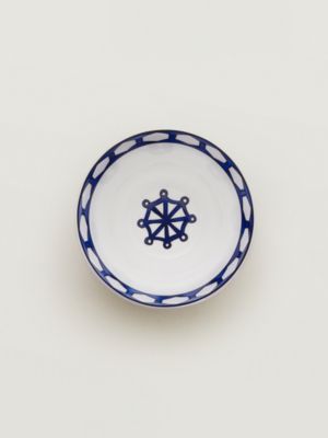 “异域之蓝”3号餐碗, 视图: 俯视图, above, 当前为第3张（共3张）