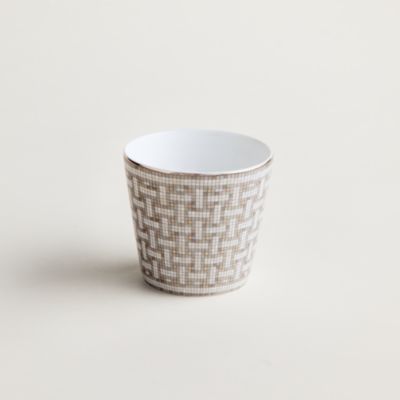 “24铂金色马赛克”平底杯