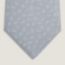 Faconnee Maillons tie, gris glacier