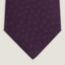 Faconnee Maillons tie, aubergine