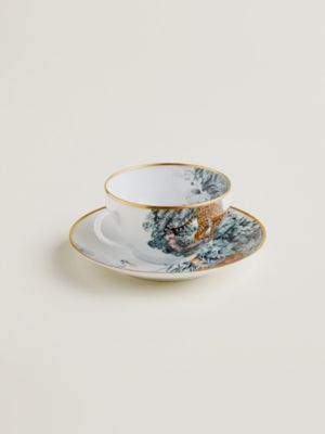 “赤道丛林”早餐杯与杯碟, 视图: 正面图, front, 当前为第3张（共5张）