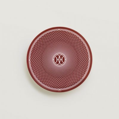 H Deco rouge dessert plate n°2 | Hermès Mainland China