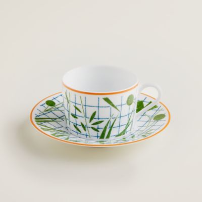 A Walk in the Garden tea cup and saucer