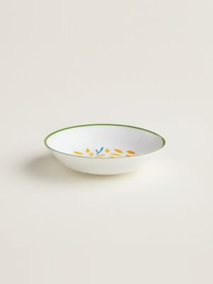 “花园漫步”酱油碟, 视图: 正面图, front, 当前为第3张（共3张）
