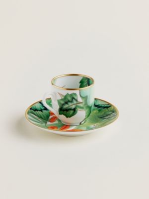 Passifolia coffee cup and saucer, View: front, front, view 3 of 5