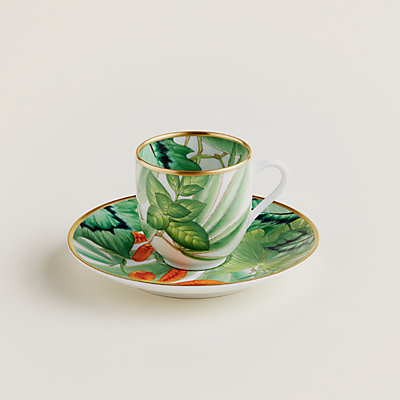 Cheval d'Orient tea cup and saucer n°6 | Hermès Mainland China Cheval d'Orient tea cup and saucer n°6 | Hermès Mainland China
