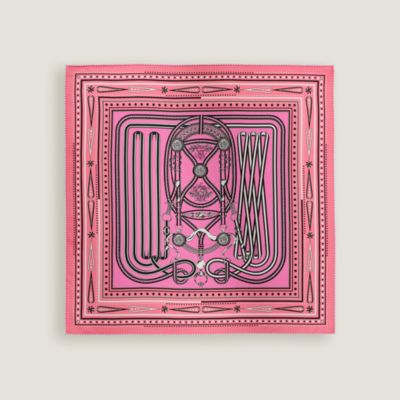 “盛大欢庆BANDANA”55真丝方巾