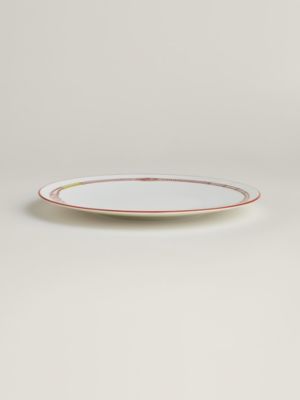 Tressages Equestres dinner plate, View: front, front, view 3 of 3