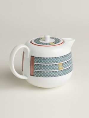 Tressages Equestres teapot, View: Back, back, view 3 of 3