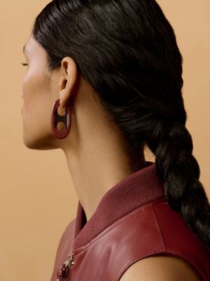 Rivage耳环，大号, 视图: 图片：产品佩戴, worn, 当前为第2张（共2张）