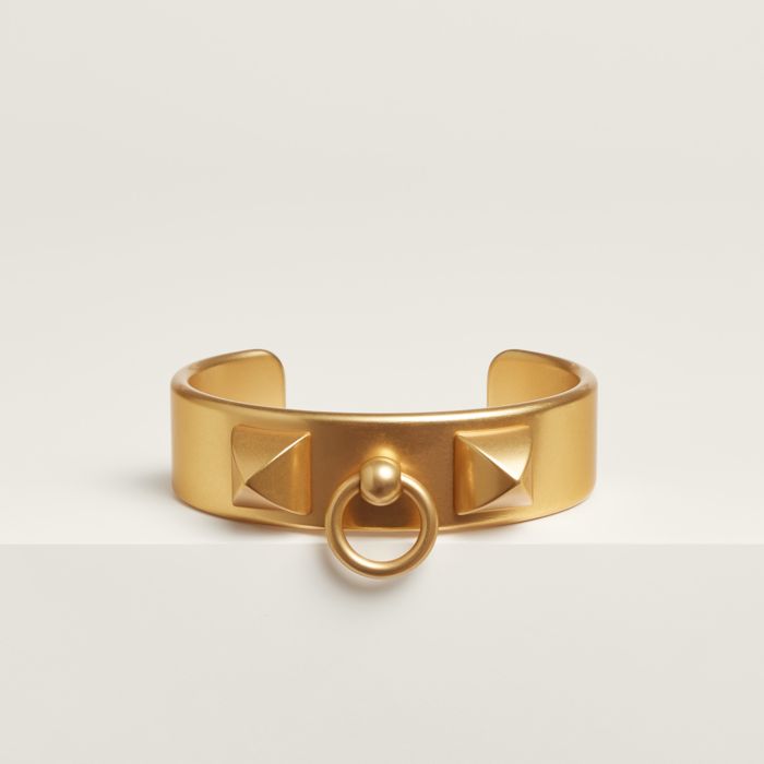 Collier de Chien Aluminium Sunset cuff bracelet | Hermès Mainland 