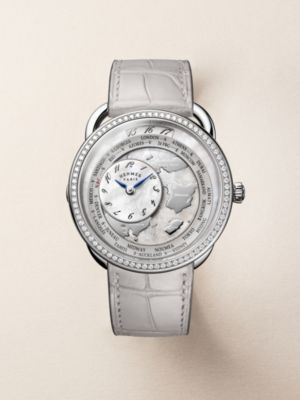 Arceau Le Temps Voyageur watch, Large model, 38&nbsp;mm