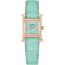 Heure H腕表，迷你号，21毫米, 绿色/水蓝色