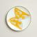 Animaux Nattes butterfly dessert plate