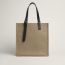 Etriviere Shopping bag, beige marfa/noir