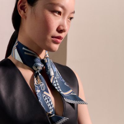 “鞍具花束”Twilly小丝巾