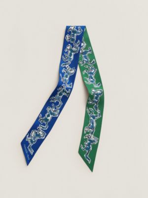 bleu royal/blanc/vert