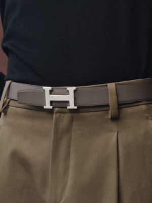 H 皮带扣 & 双面皮腰带32毫米, 视图: 图片：产品佩戴, worn, 当前为第3张（共4张）