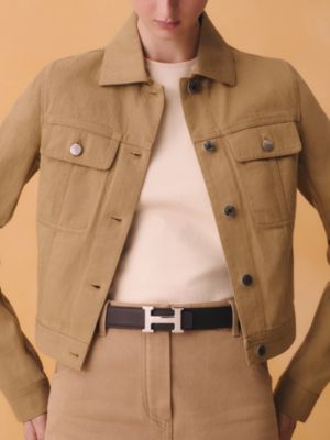 H 皮带扣 & 双面皮腰带32毫米, 视图: 图片：产品佩戴, worn, 当前为第4张（共4张）