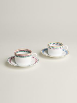 Hermès en Contrepoint茶杯与杯碟2件套