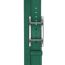 Band Apple Watch Hermès Double Tour 42&nbsp;mm Hapi, vert moyen