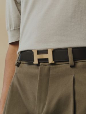 Constance belt buckle & Reversible leather strap 38&nbsp;mm, View: Worn, worn, view 3 of 4
