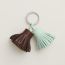 Carmen Uno-Dos key ring, vert peppermint/chocolat