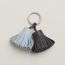 Carmen Uno-Dos key ring, ardoise/bleu brume