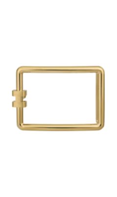 Tube H, Metallic finish Yellow gold