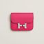 Constance Slim wallet, rose extrême