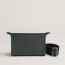 Hermès Videpoches bag, vert foncé/vert foncé/noir
