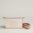 Hermès Videpoches bag, craie/gold/blanc