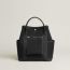 Garden Party pockets vertical bag, noir/noir