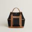 Garden Party pockets vertical bag, noir/gold