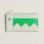 Crocodile Compact card holder, vert fizz/vert comics/mushroom