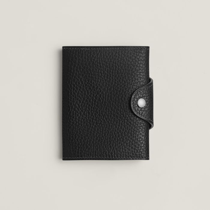 Hermès Hermès Calvi Calfskin Card Holder-Gris Meyer (Wallets and Small  Leather Goods,Cardholders)