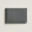 H Sellier card holder, gris misty