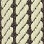 Sangle Cordage 25&nbsp;mm bag strap, prunoir/jaune Milton/gold, no stock