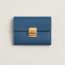 Charniere Compact wallet, bleu tie