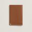 H Sellier card holder, fauve