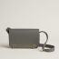 Hermès Geta slim bag, gris Meyer/gris Meyer, no stock
