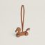 Cheval a Roulettes charm, gold/terre/gold