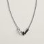 Maillon necklace, noir