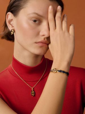 Mini Maillon耳环, 视图: 图片：产品佩戴, worn, 当前为第3张（共3张）