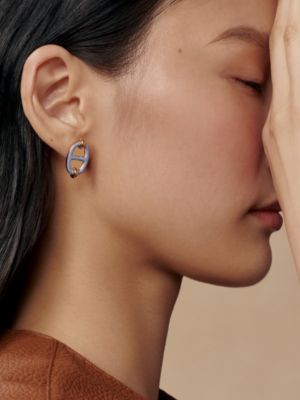 Mini Maillon耳环, 视图: 图片：产品佩戴, worn, 当前为第4张（共4张）
