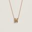 Mini Pop H Splas'H pendant, bronze doré transparent