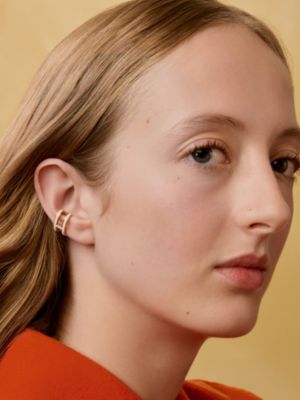 Pop H ear cuff, View: Worn, worn, view 2 of 2