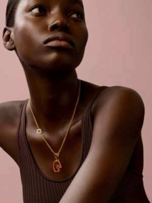 Tonnerre necklace, small model, View: Worn, worn, view 2 of 4