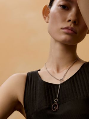 Tonnerre necklace, small model, View: Worn, worn, view 2 of 4