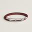 Roulis Godronne Double Tour bracelet, rouge H